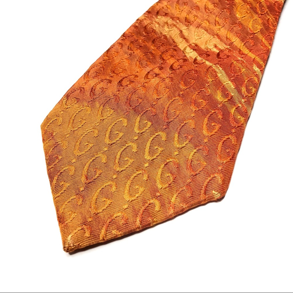 SOLD Gucci Jacquard G All Over Silk Tie RARE - Picture 2 of 6